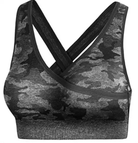 Camo bra, leggings scrunch set